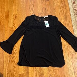 Michael Kors Black Lace Blouse